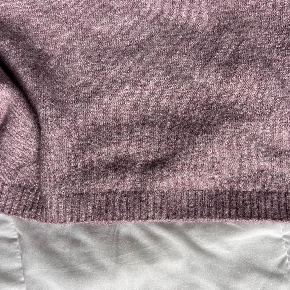Women's Heathered Purple Sweater - Picture 5 of 5